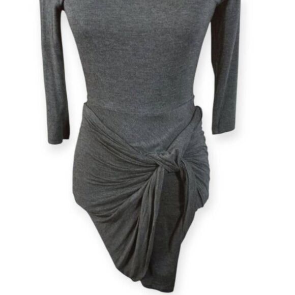 FINESSE GREY MINI DRESS SZ.S EUC - Picture 2 of 4
